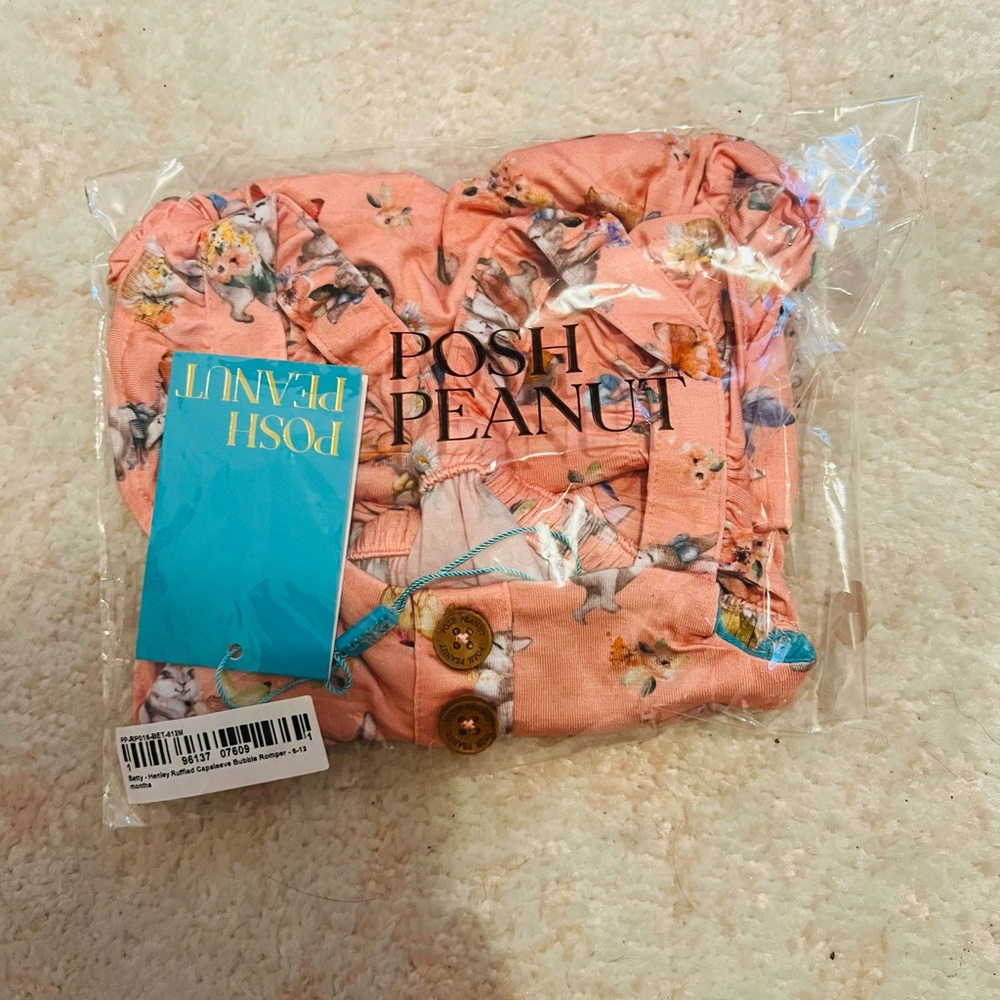 Posh peanut bubble romper